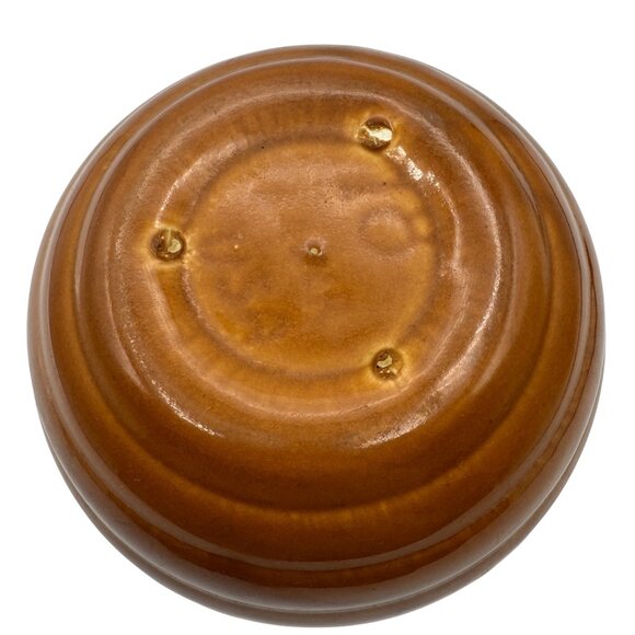 Bauer Pottery Butterscotch #18 Ringware Beehive Nesting Mixing Bowl USA 8.5" - Picture 4 of 6